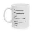 I May Look Calm sarcastic ceramic mug