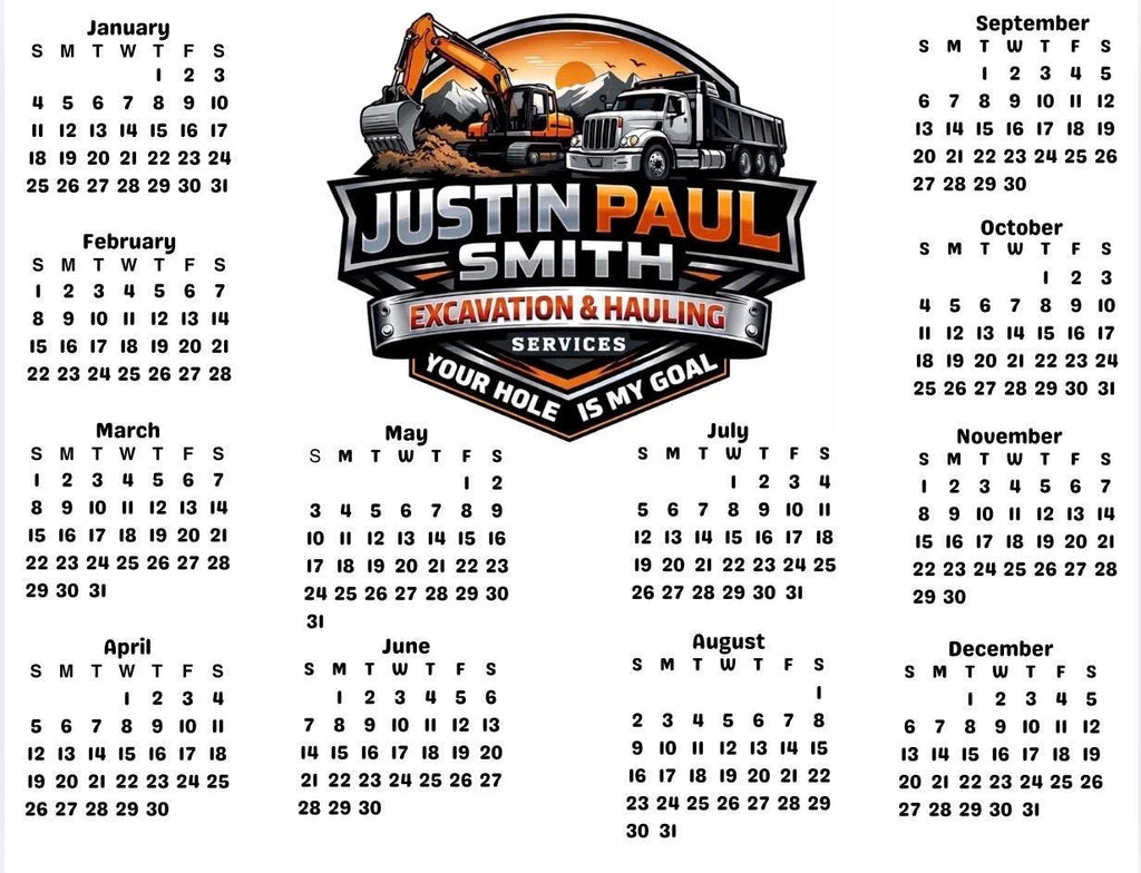 Personalized Magnetic Calendar – Custom Photo Fridge Magnet Organizer Gift