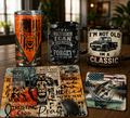 Custom Gift Set – Personalized Tumbler, Mug, Mousepad & Coaster Bundle